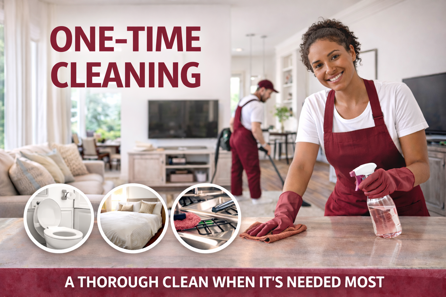 One-time cleaning